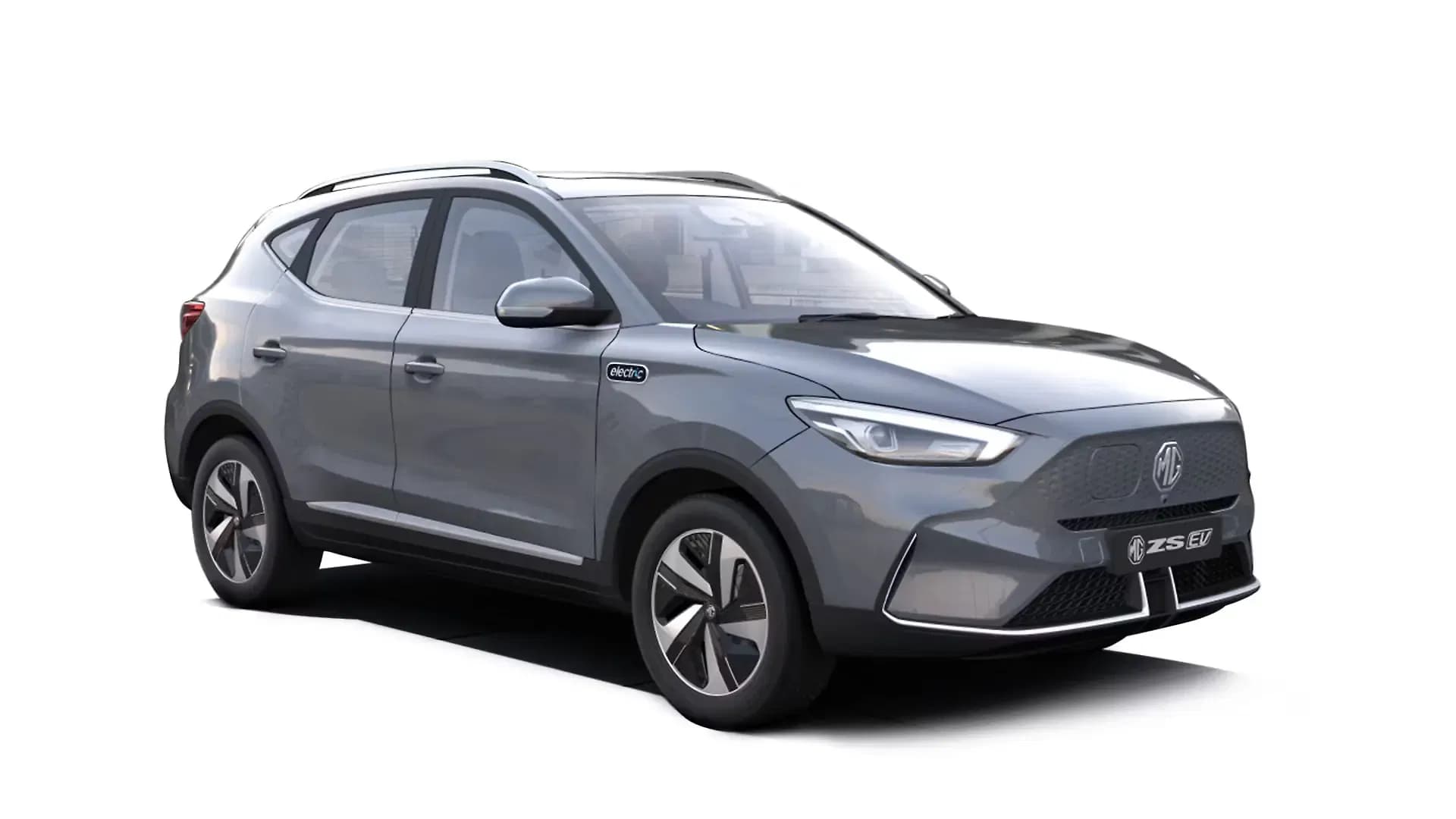 MG ZS EV in Aurora Silver
