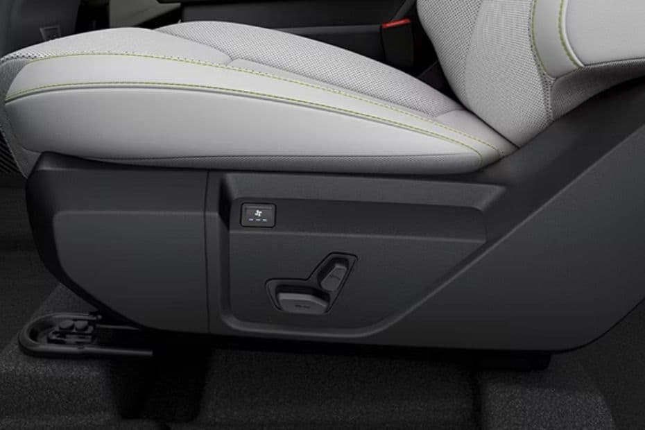 Sierra EV front passenger seat with electric adjustment controls