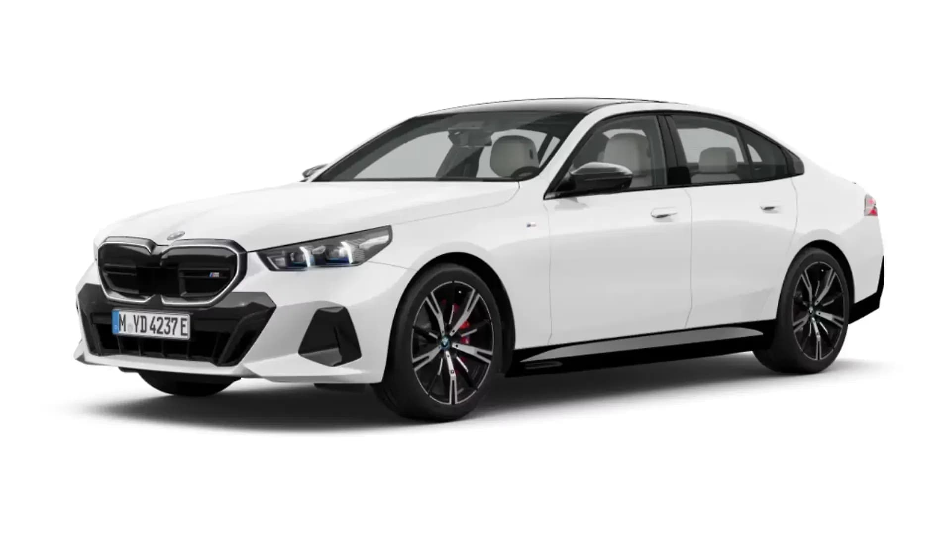 BMW i5 in Alpine White Solid