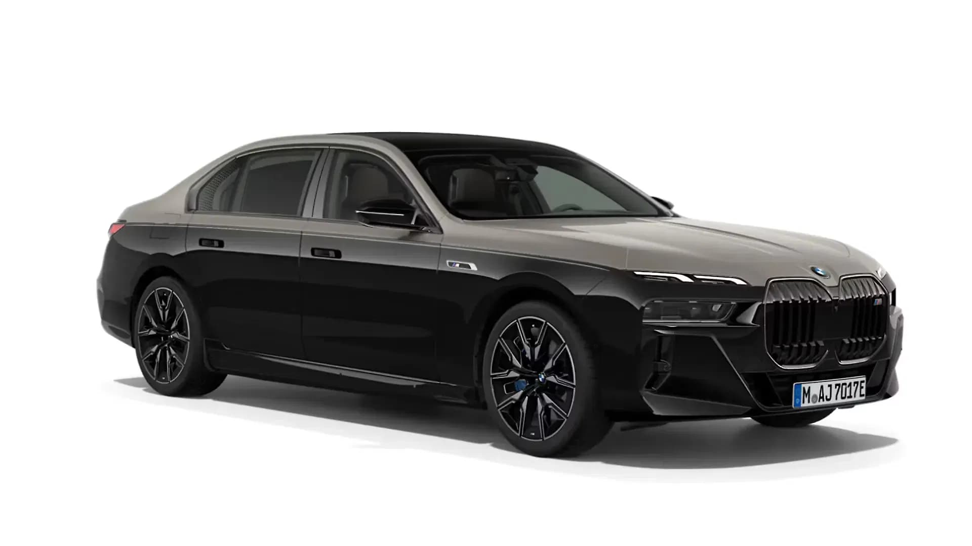 BMW i7 in Black Sapphire Metallic