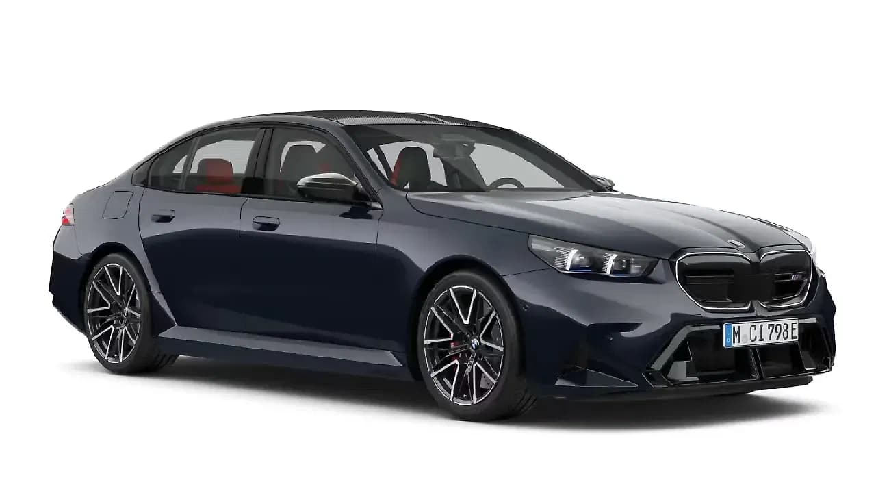 BMW M5 in M Carbon Black metallic