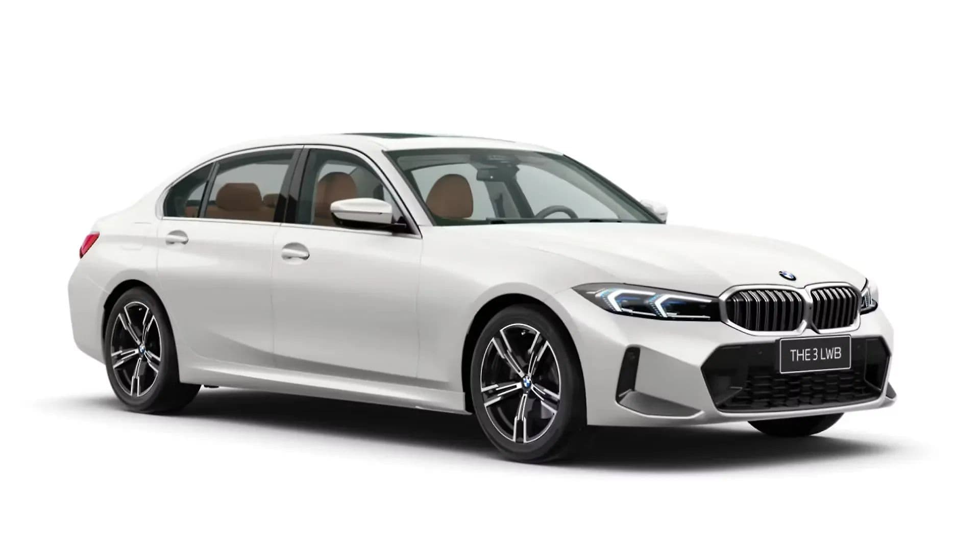 BMW 3 Series LWB in Mineral White Metallic