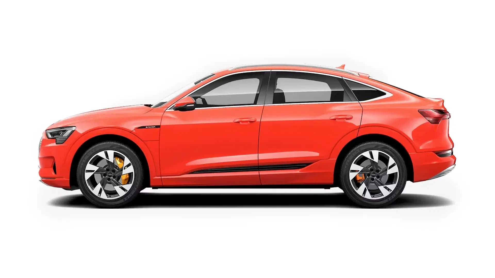 Audi e-tron Sportback in Catalunya Red Metallic