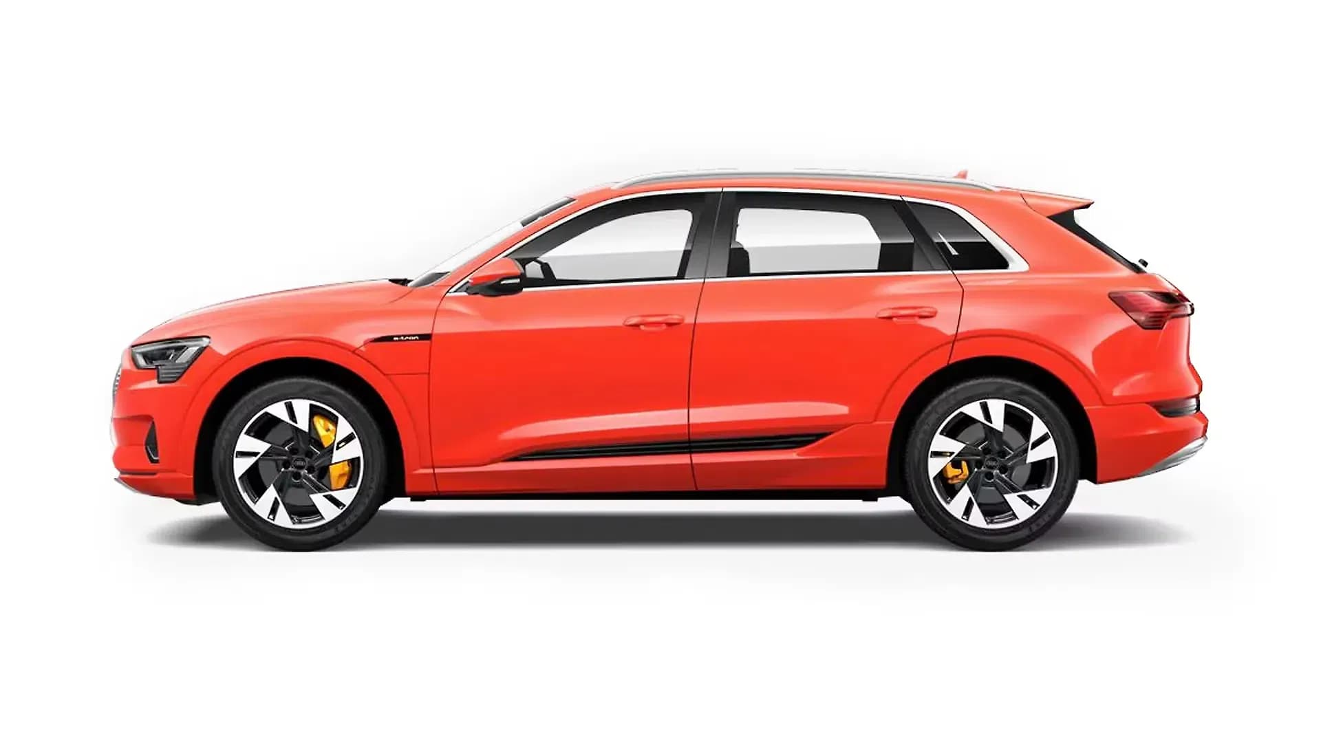 Audi e-tron in Catalunya Red Metallic