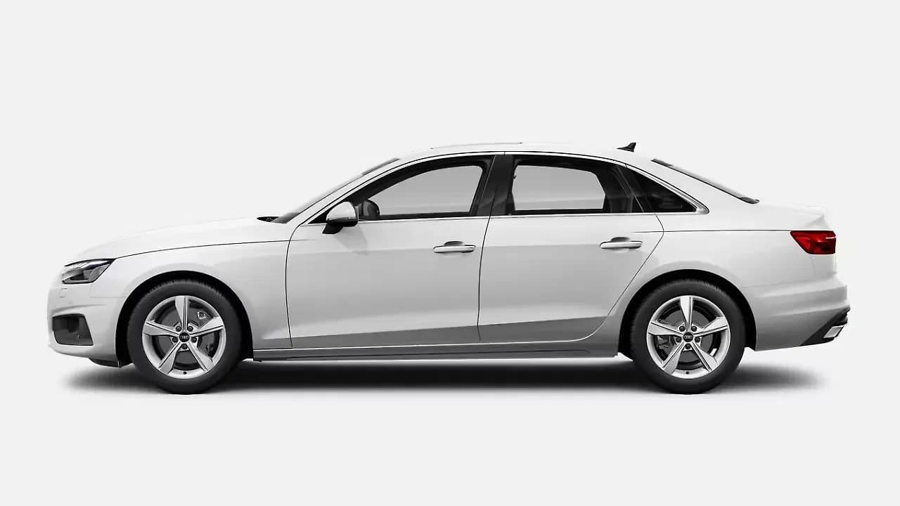 Audi A4 in Glacier White