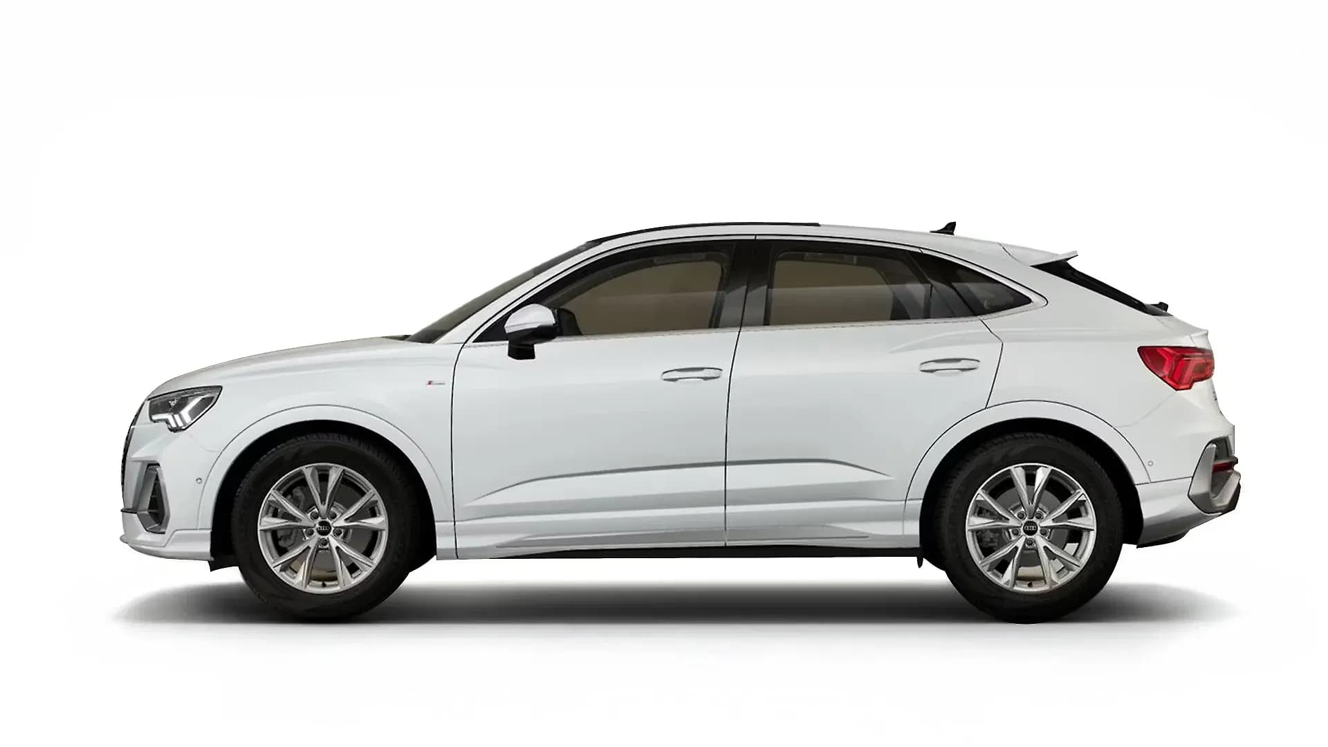 Audi Q3 Sportback in Glacier White Metallic