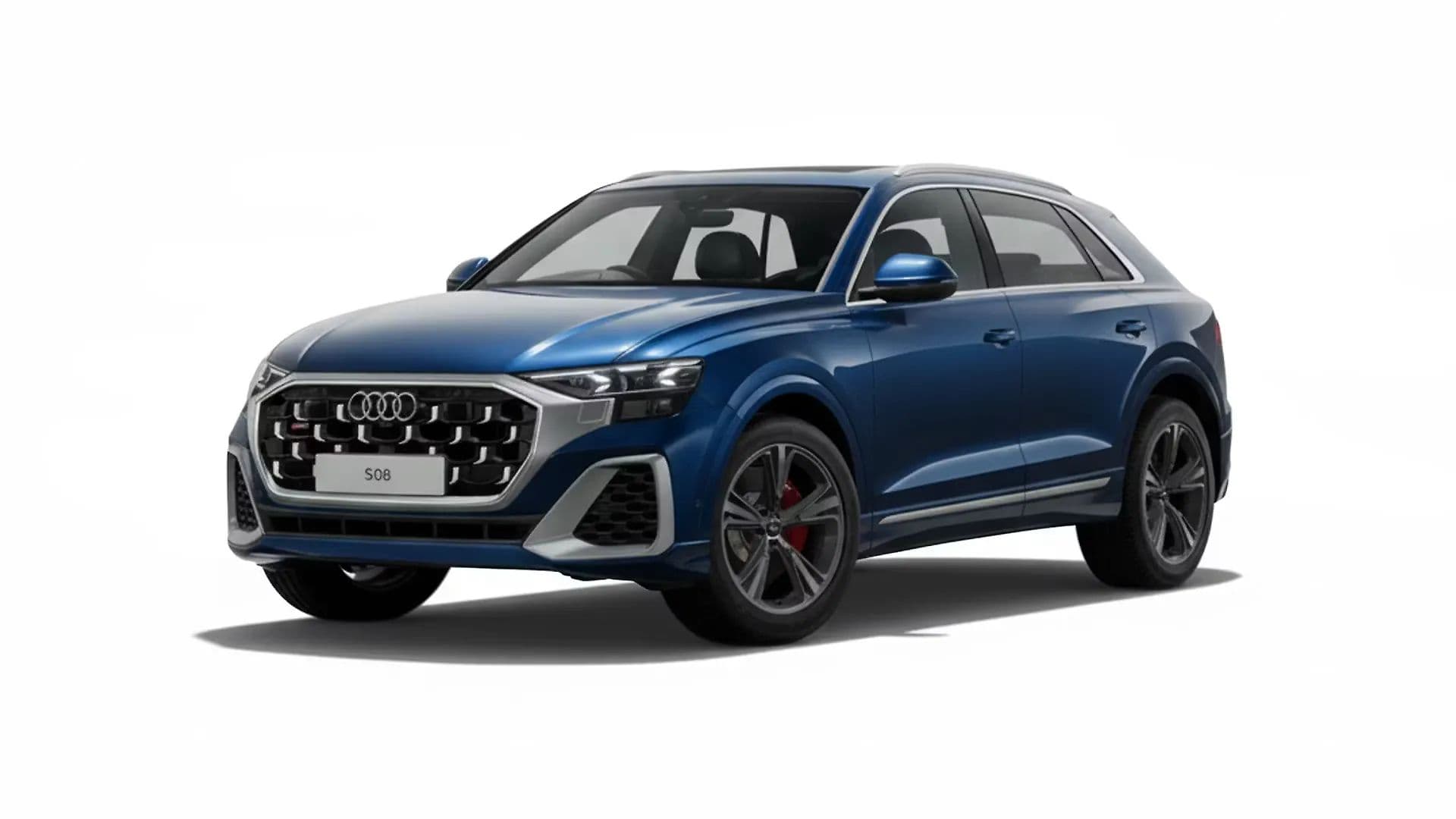 Audi SQ8 in Ascari Blue