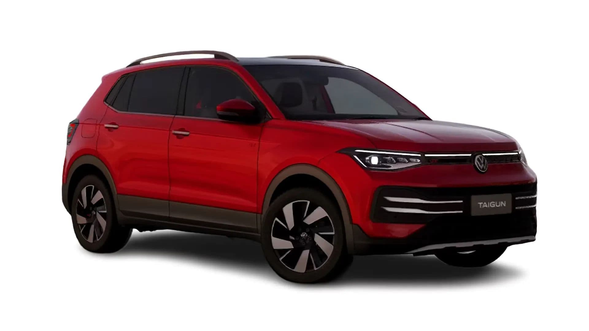 Volkswagen Taigun in Wild Cherry Red Metallic