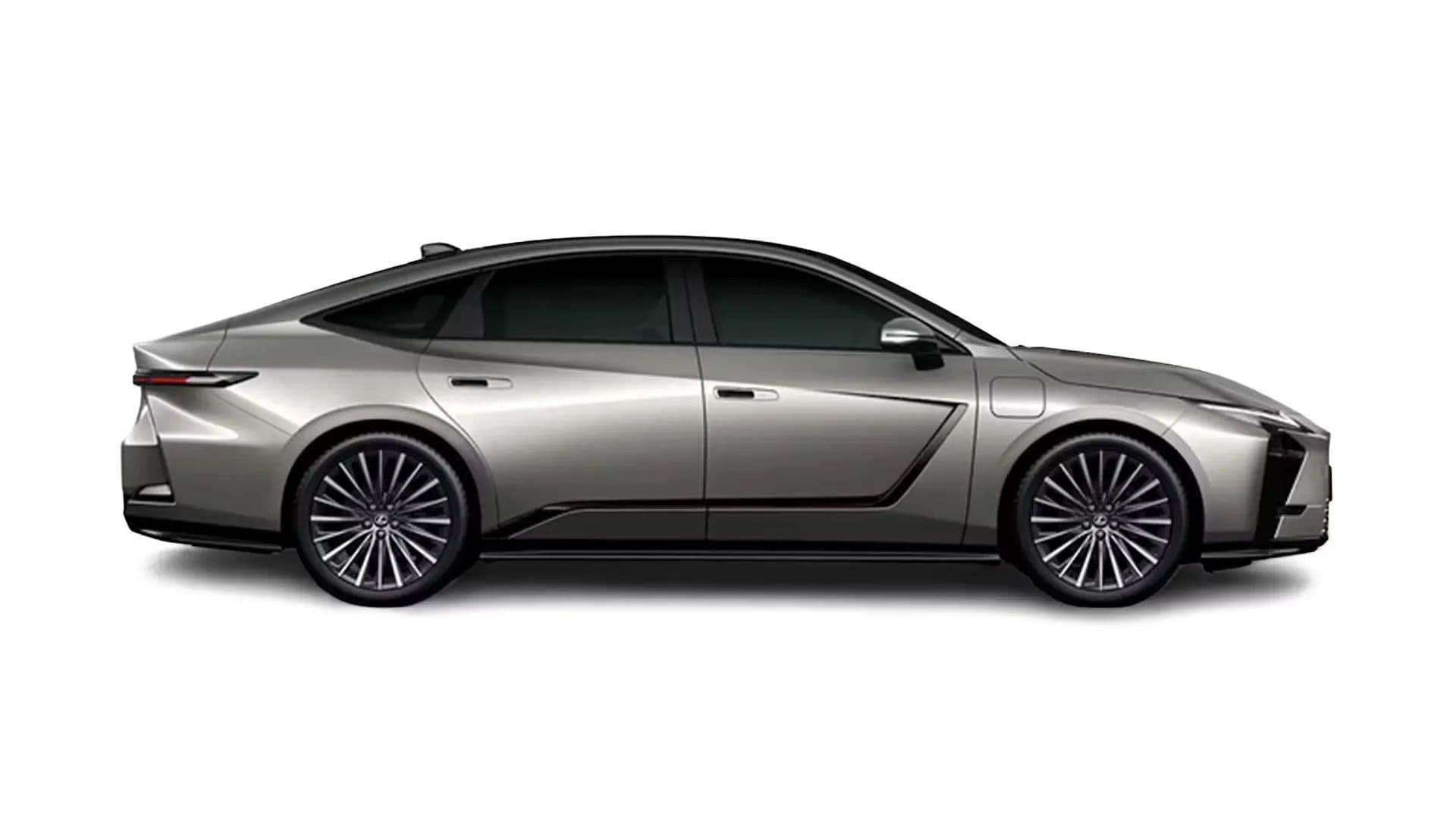 Lexus ES 500e in Sonic Titanium