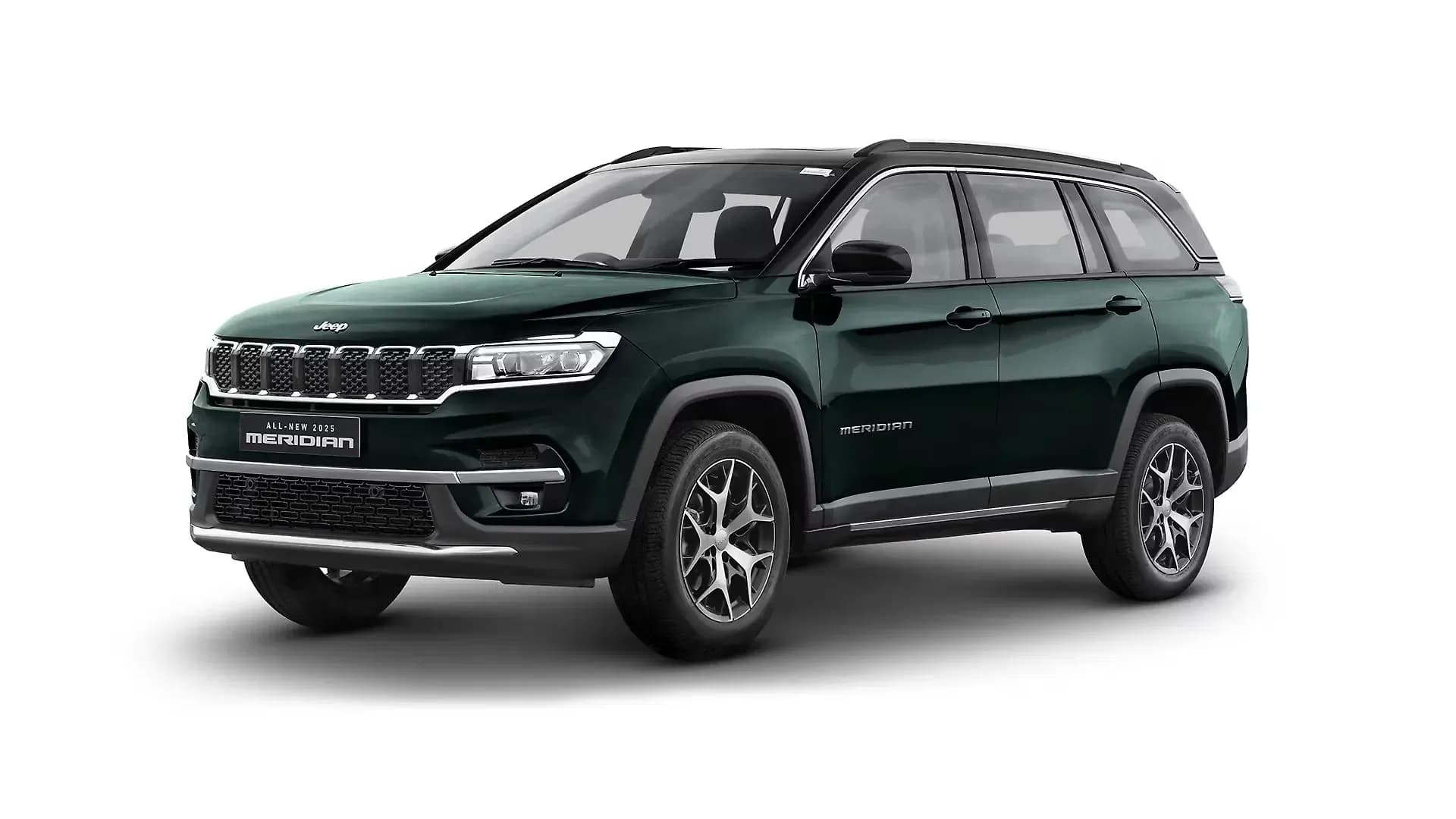 Jeep Meridian in Techno Metallic Green