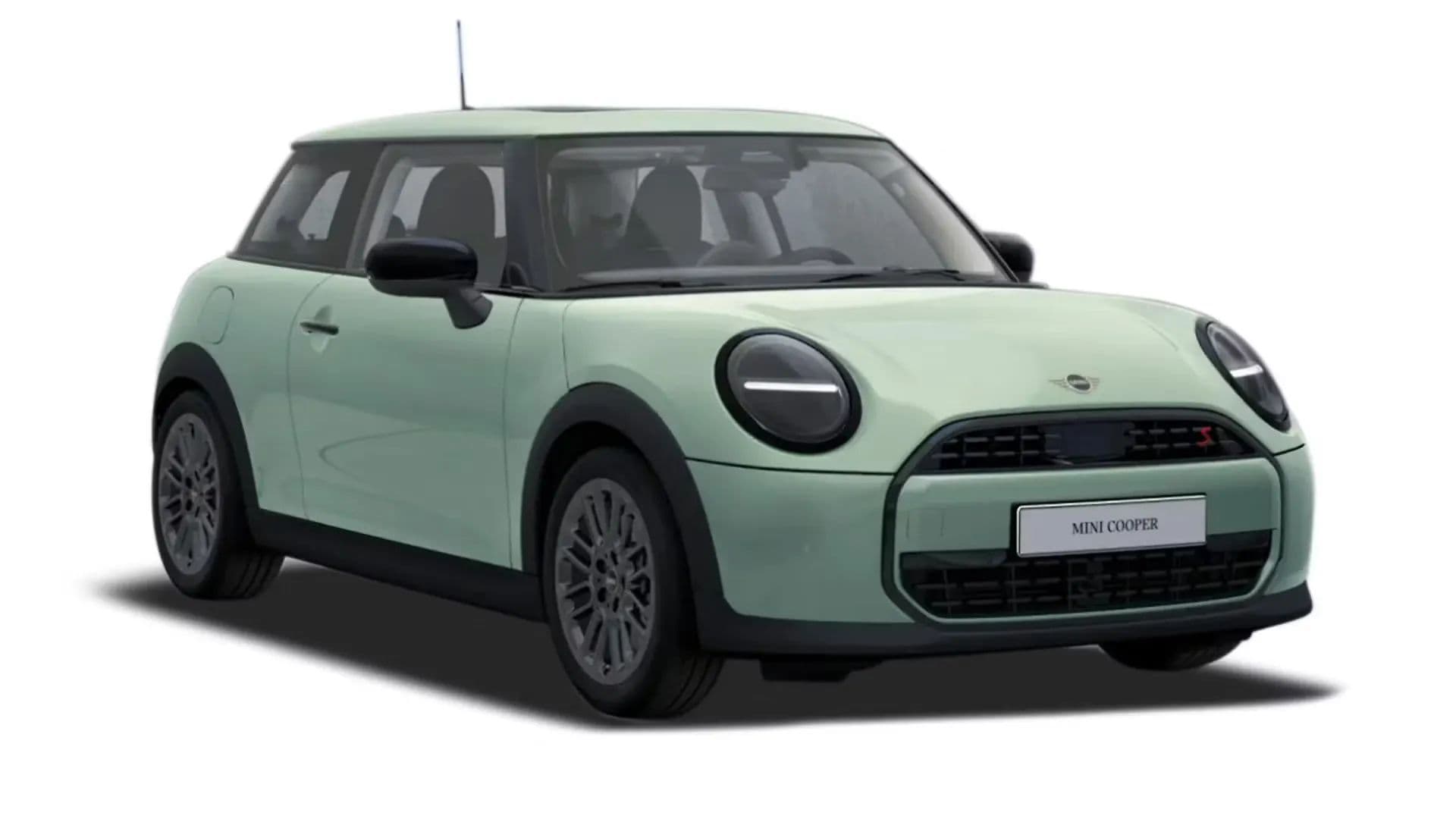 Mini Cooper in Ocean Wave Green