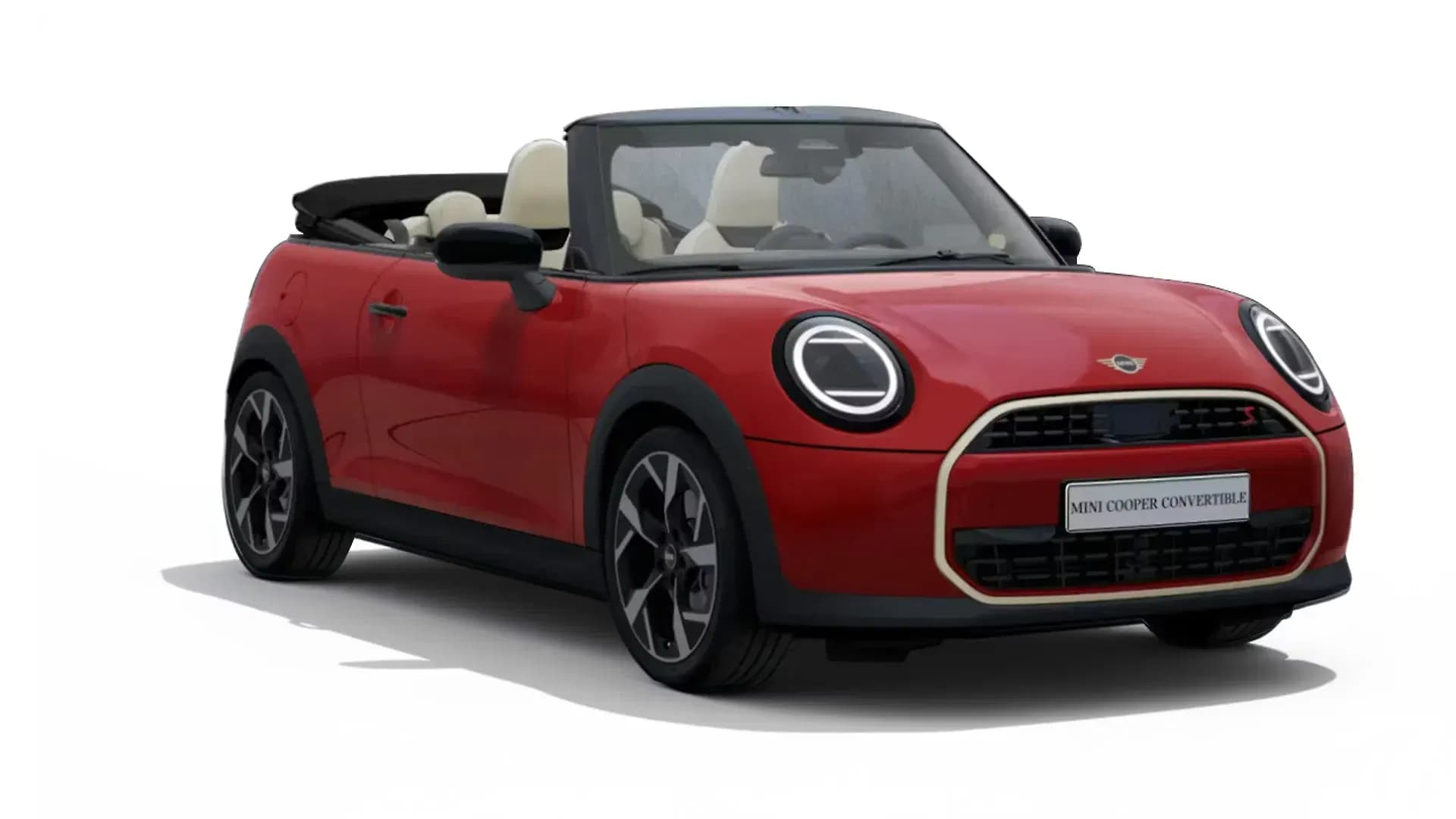 Mini Cooper S Convertible in Chili Red