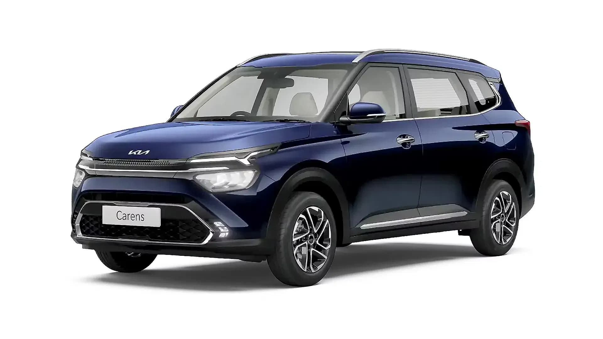 Kia Carens in Imperial Blue
