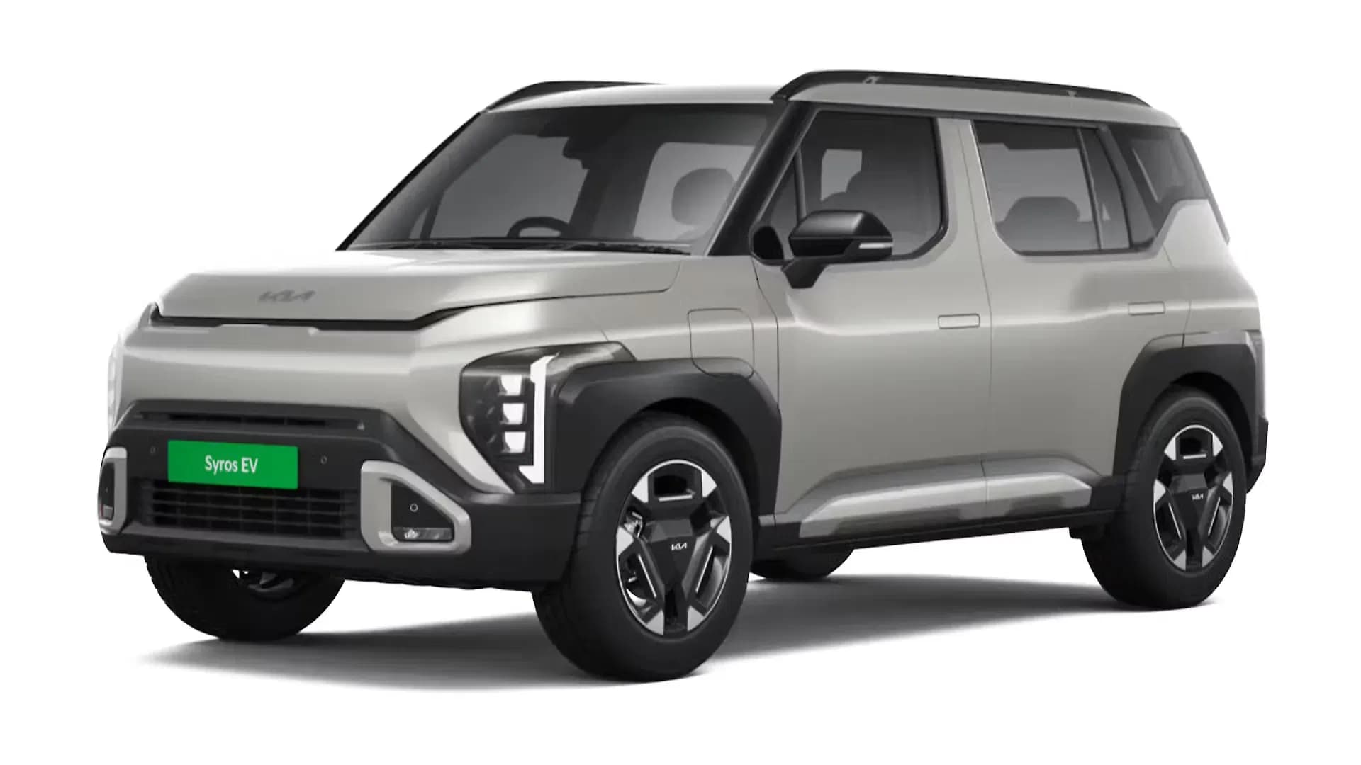 Kia Syros EV in Ivory Silver Gloss