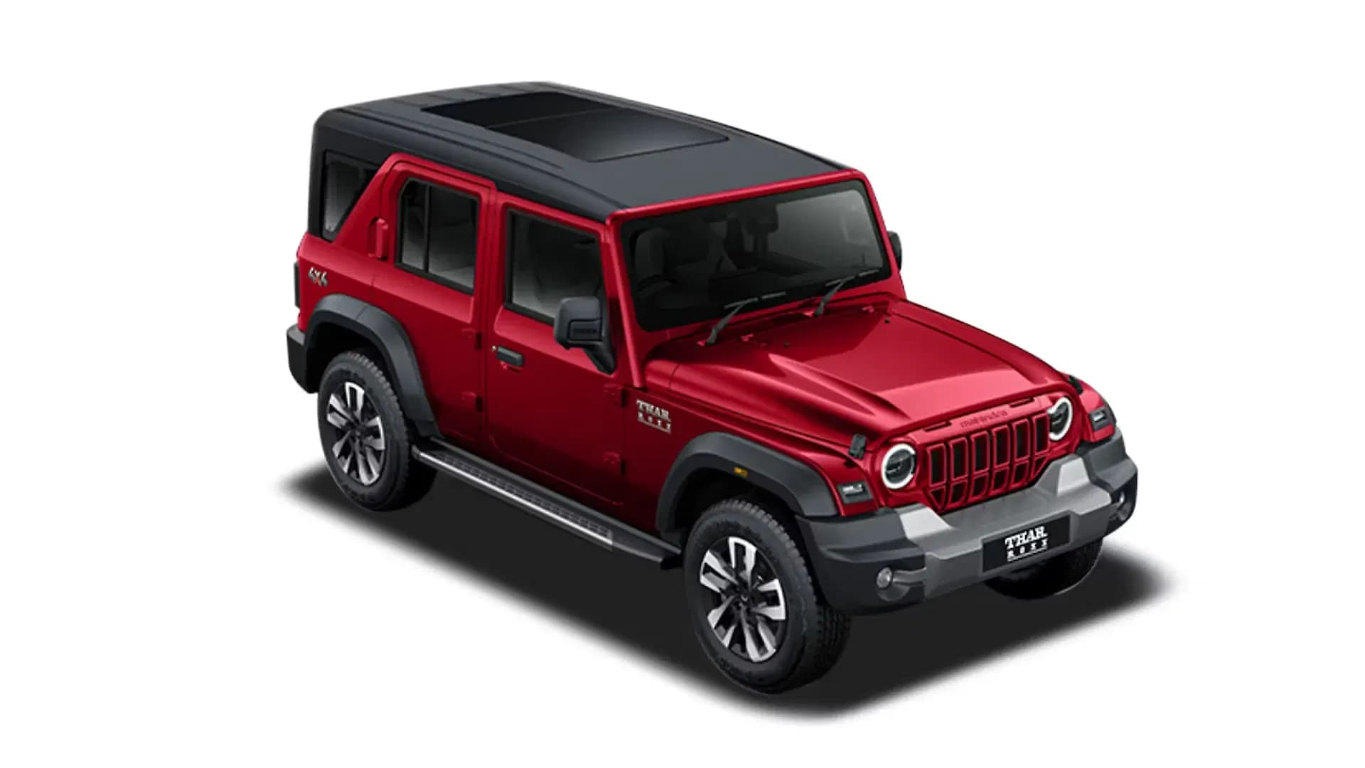 Mahindra Thar Roxx in Tango Red