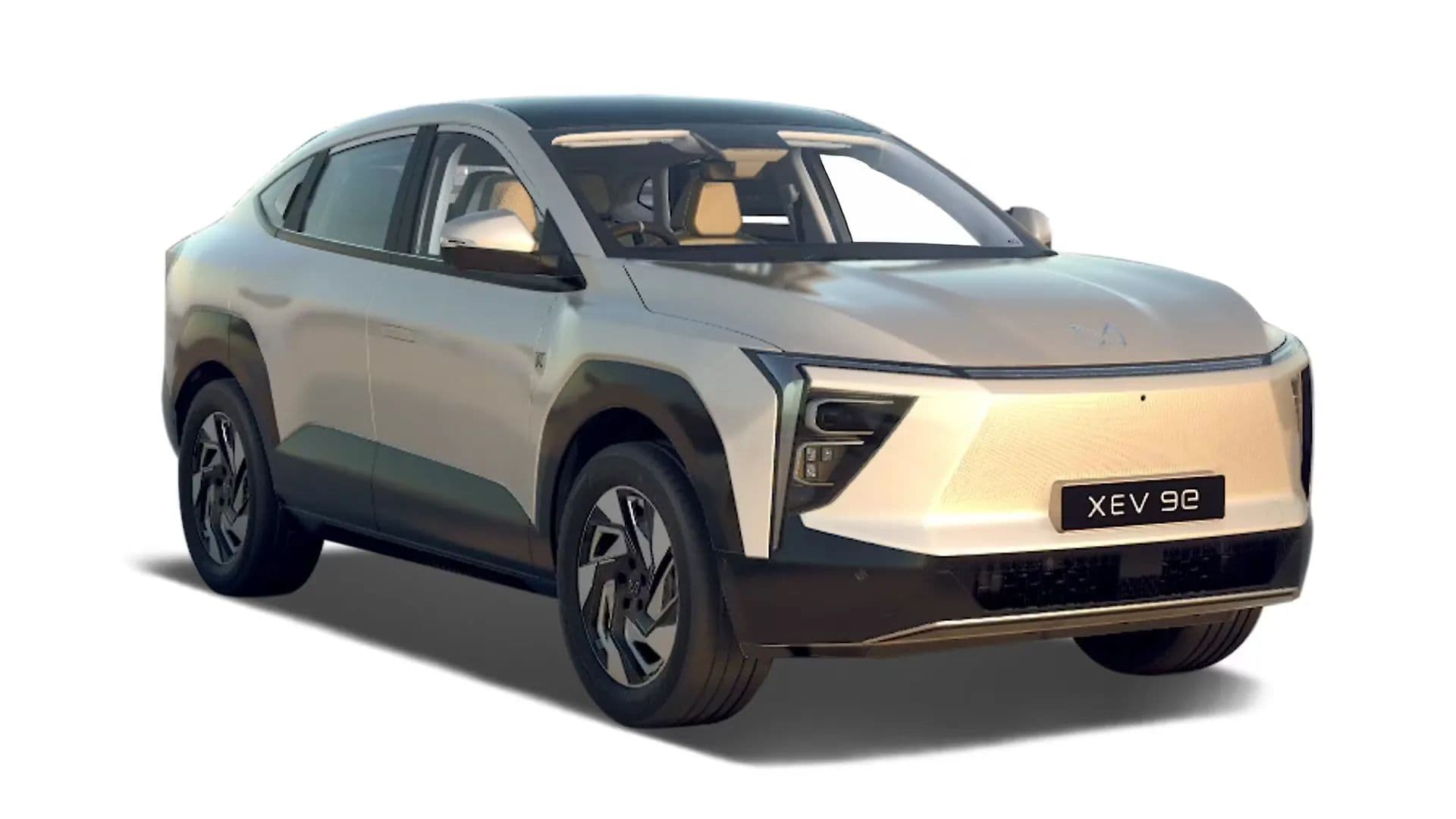 Mahindra XEV 9e in Desert Myst
