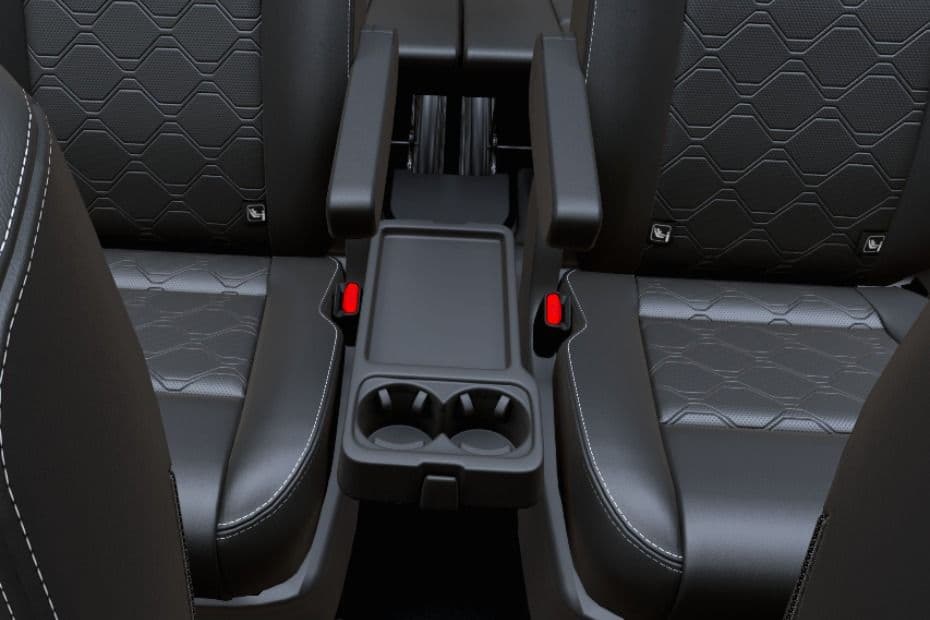 Rear Armrest with Cup Holders