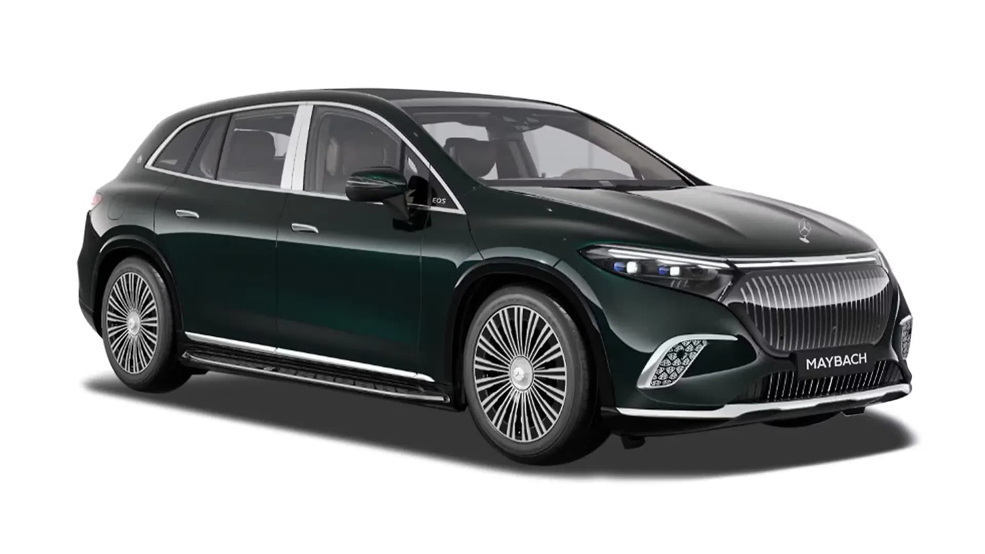 Mercedes-Benz Maybach EQS SUV in Emerald Green