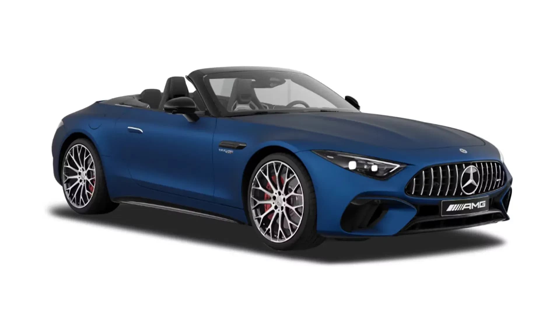 Mercedes-Benz AMG SL55 Roadster in Spectral Blue Magno