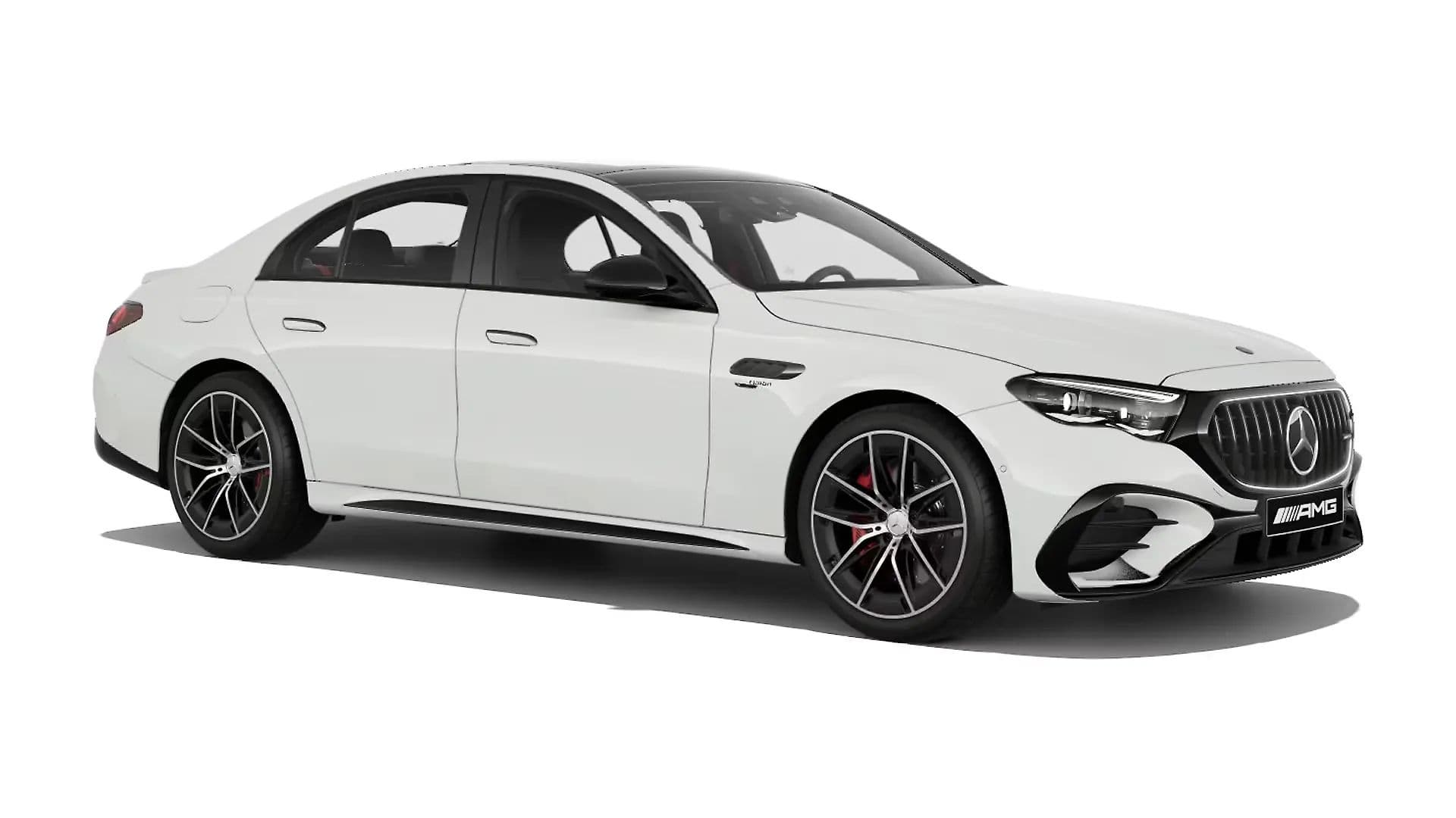 Mercedes-Benz AMG E53 PHEV in Polar White