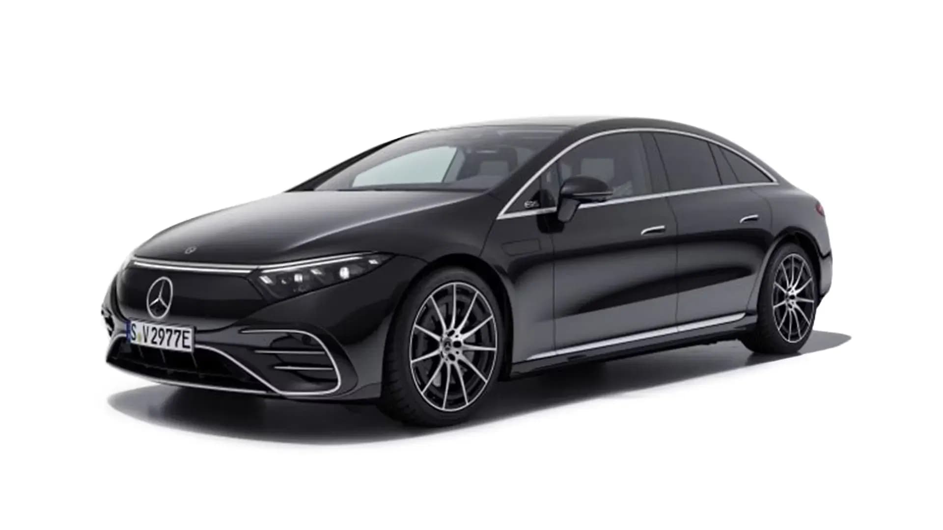 Mercedes-Benz EQS in Obsidian Black