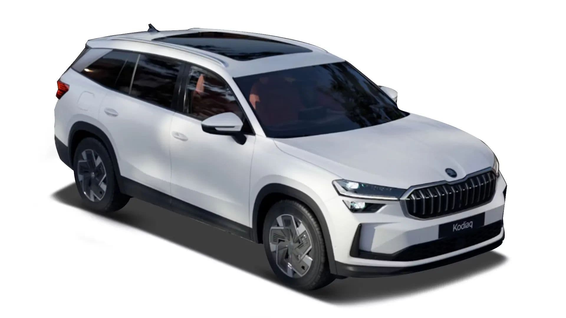 Skoda Kodiaq in Moon White Metallic