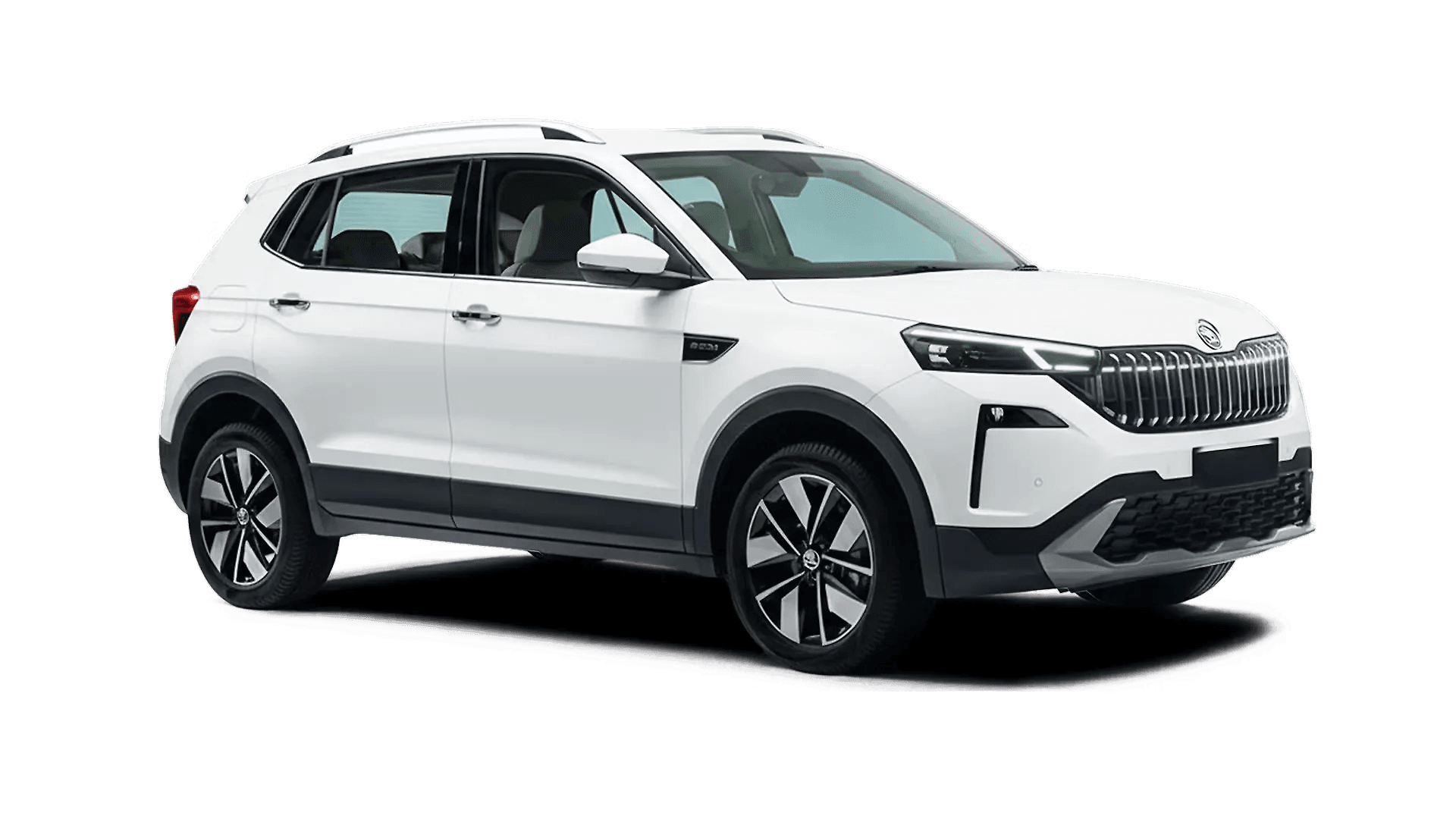 Skoda Kushaq in Candy White