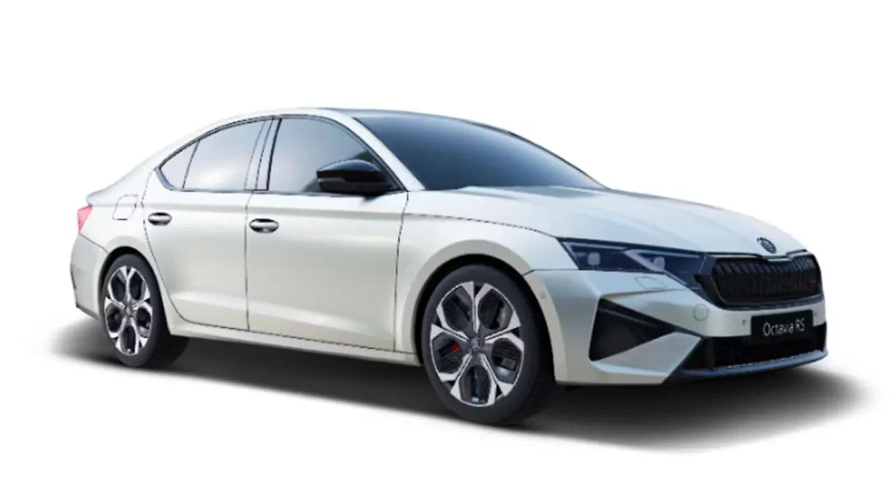 Skoda Octavia RS in Candy White