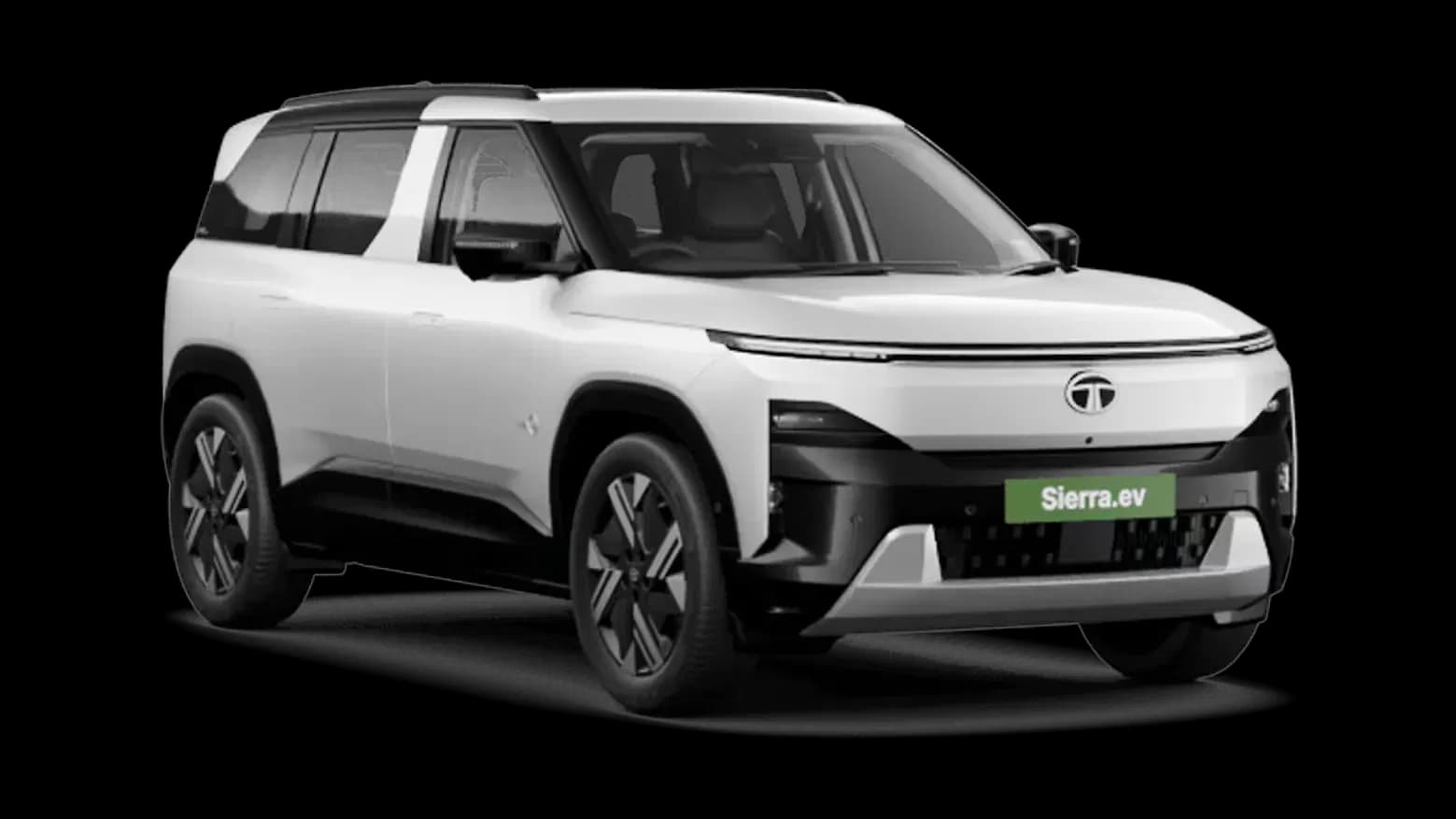 Tata Sierra EV in Pristine White