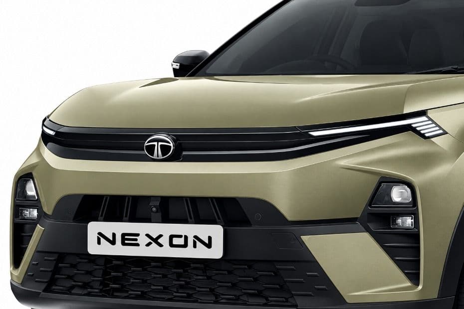 Front close-up showing sequential LED daytime running lamps