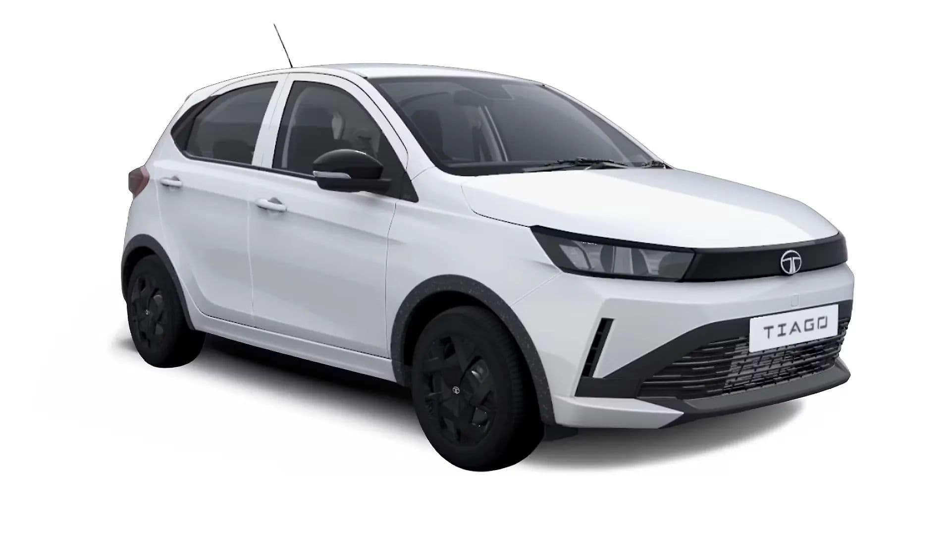 Tata Tiago in Pristine White