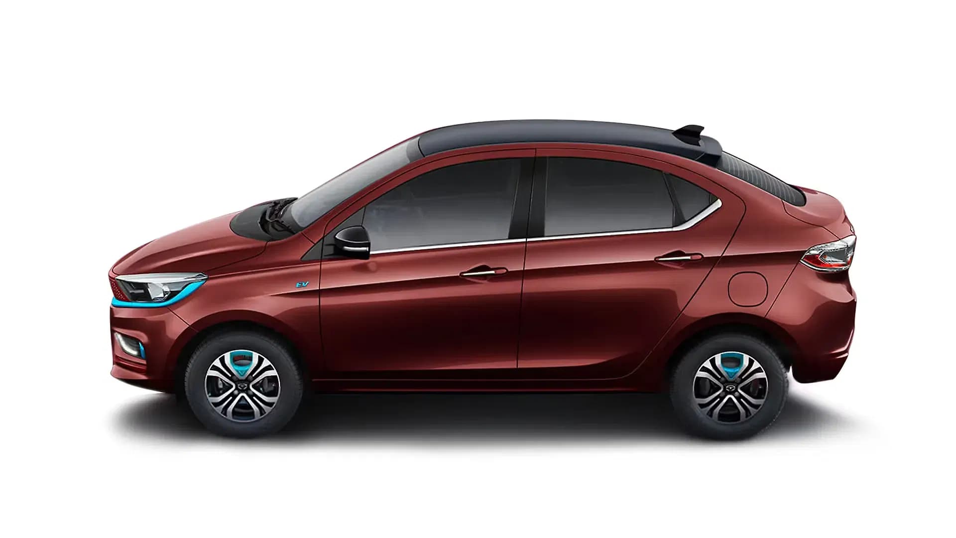 Tata Tigor EV in Magnetic Red