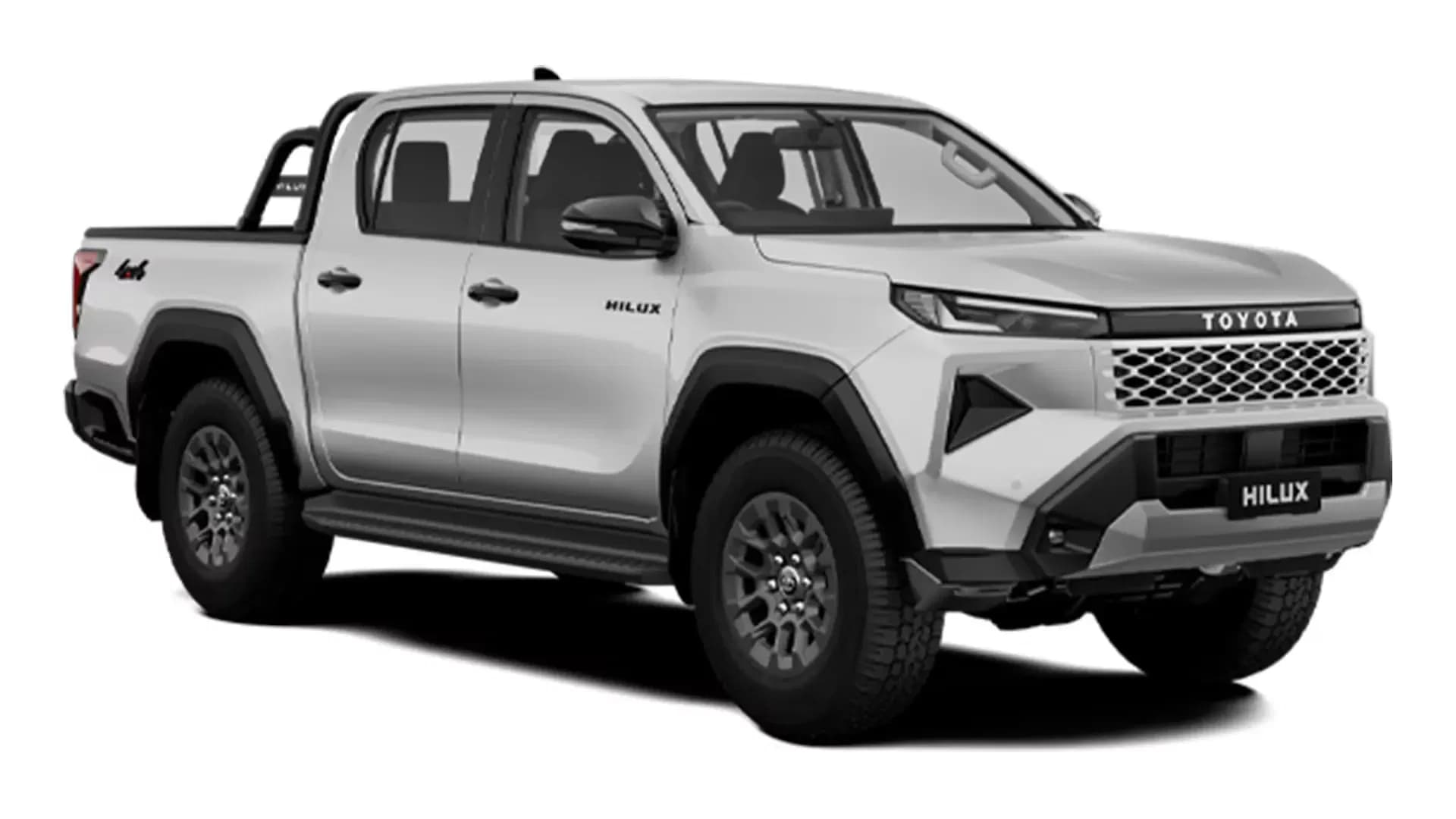Toyota Hilux in Platinum Pearl White Metallic