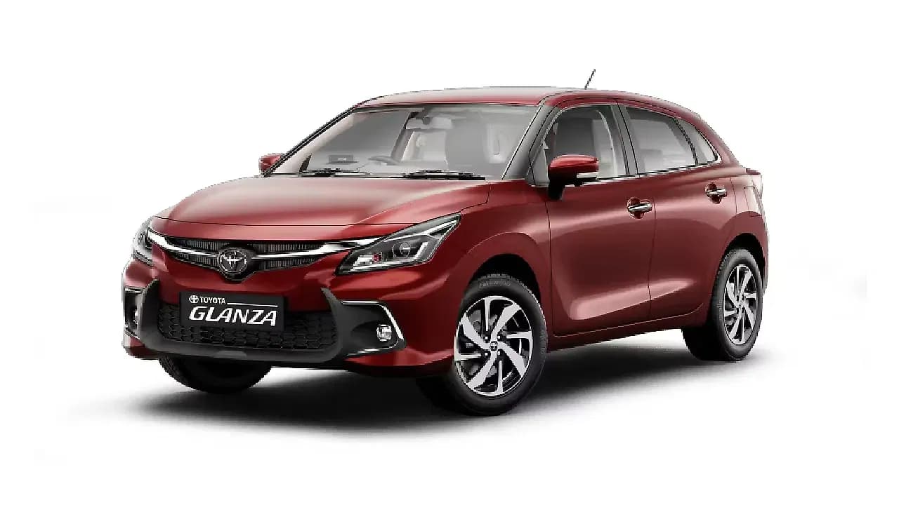 Toyota Glanza in Sportin Red